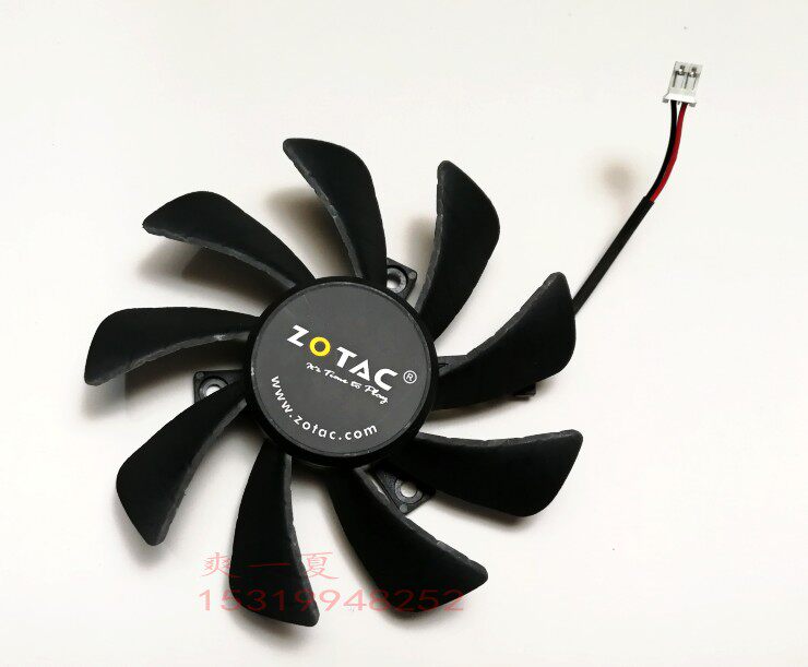 索泰(zotac)gtx1060 mini 3g版 1050 1050ti显卡风扇 单 双风扇