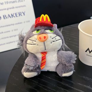 毛绒路西法猫咪适用苹果耳机保护套airpods4无线蓝牙耳机壳四三代airpodspro2二代ipod耳机套airpods3保护壳