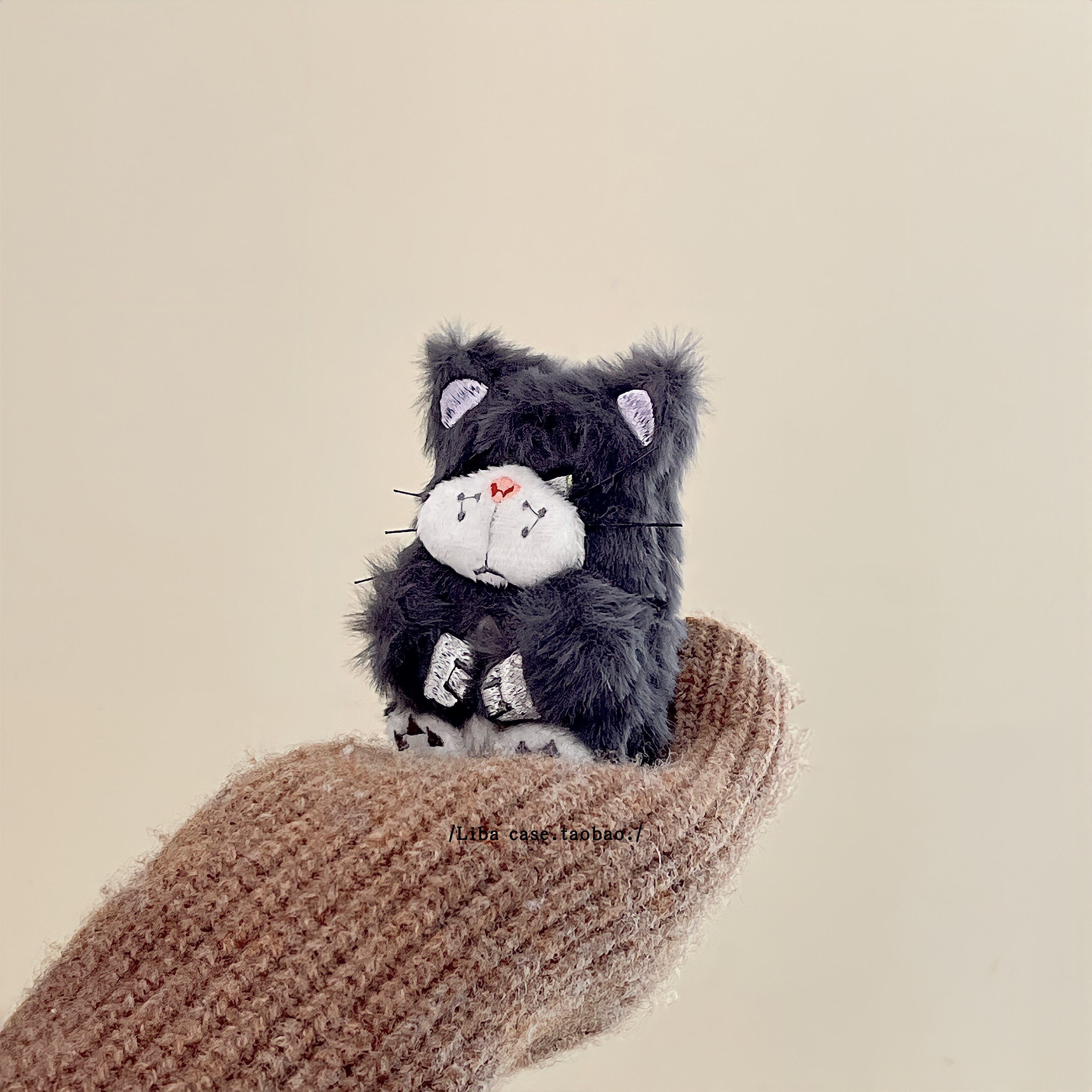 毛绒可爱路西法猫咪适用AirPods保护套新款iPod苹果耳机套