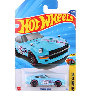 风火轮火辣小跑车仿真合金车模型儿童玩具车达特桑240Z 樱花2025