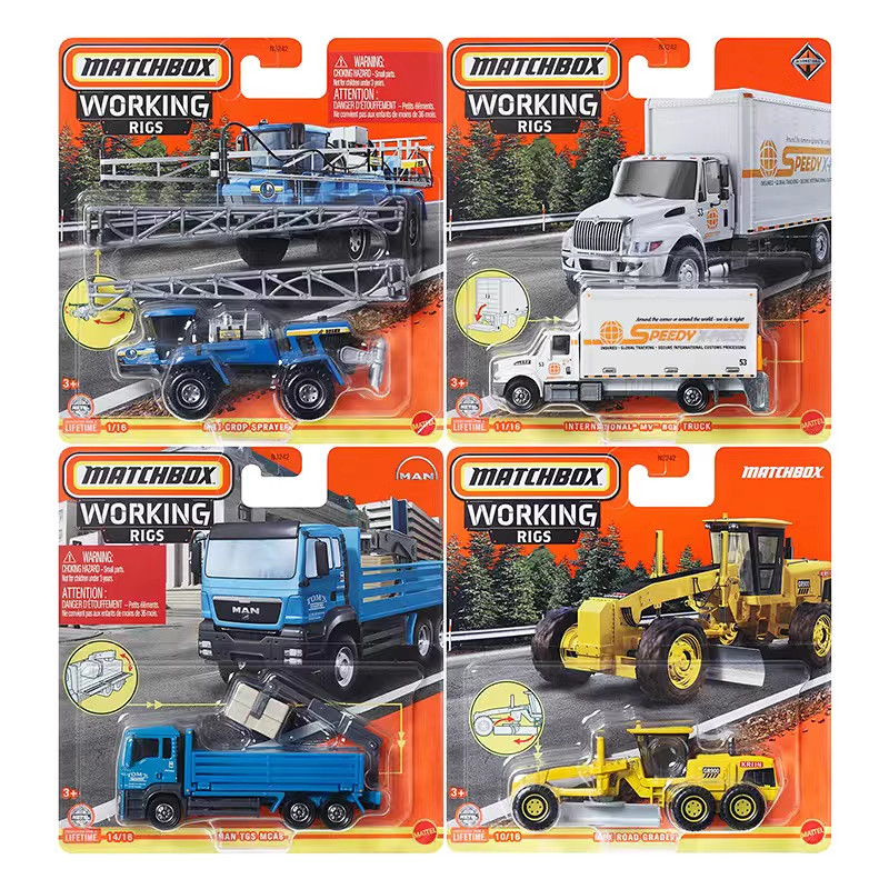 火柴盒仿真工程车玩具珍藏系列