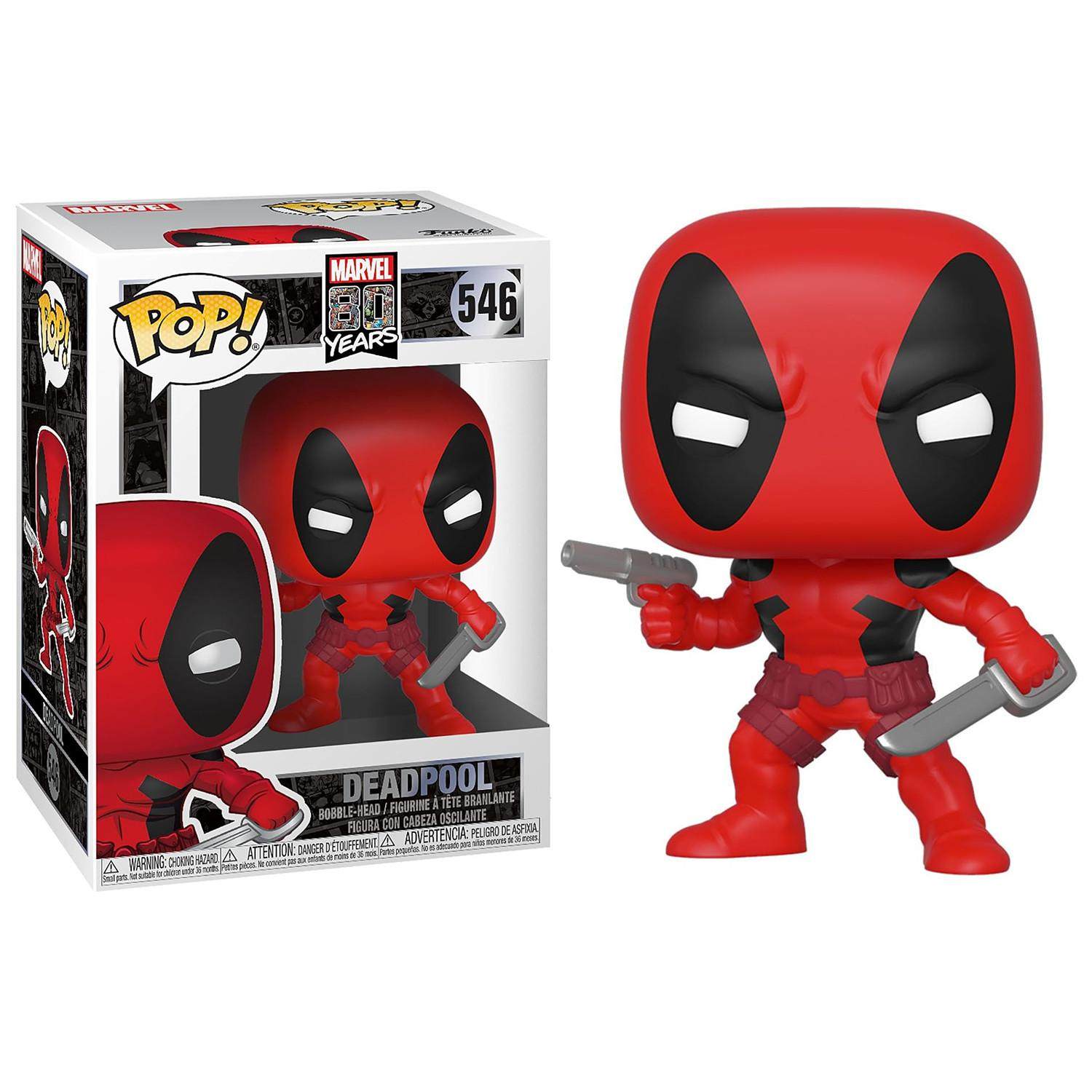 Funko POP死侍 摇头手办玩具公仔摆件人仔周边漫威80周年Deadpool