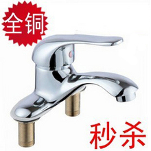 鹏瑞达面盆冷热水龙头 洗脸盆龙头 单把双孔冷热水龙头厂家直销