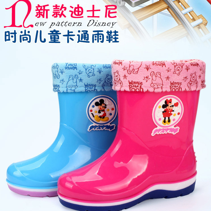 儿童雨鞋男童女童时尚学生韩国雨靴春夏秋冬卡通小孩防滑宝宝水鞋