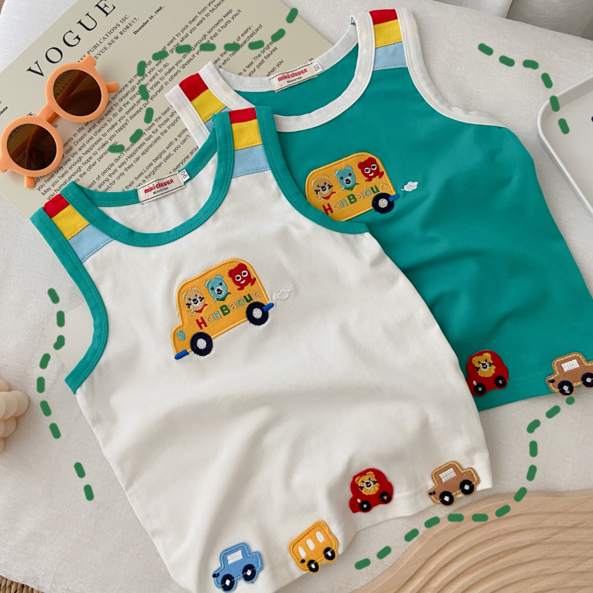 MIKI男童纯棉背心 宝宝宽松薄款无袖上衣1-3岁儿童T恤衫夏季童装,童装/婴儿装/亲子装,背心吊带,淘宝优惠券,粉丝福利购,淘宝优惠卷