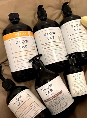 保税 新西兰Glow Lab洗手液鼠尾草椰子雪松300ml杀菌温和木质香氛