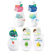 保税 日本嘉娜宝kracie肌美精naive植物保湿 沐浴露水蜜桃柠檬芦荟