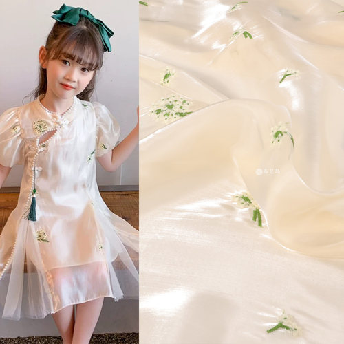 布艺岛服装中国风汉服布料