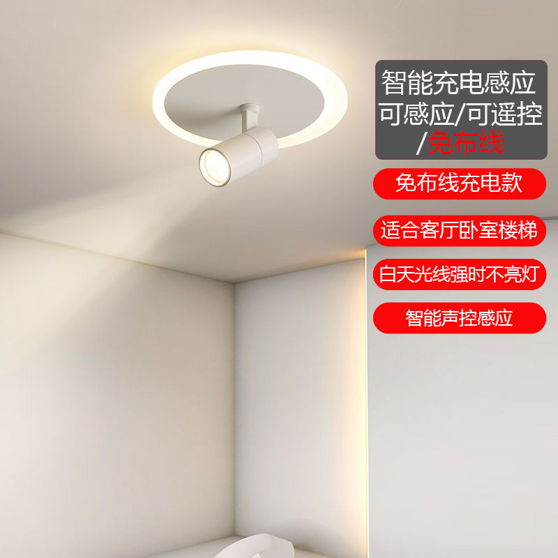 充电射灯吸顶灯免布线图片