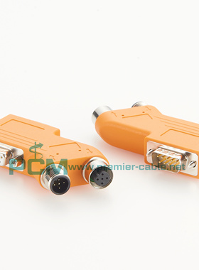 兼容西门子DP通讯接头972-0BA12Profibus总线连接器35度带编程口