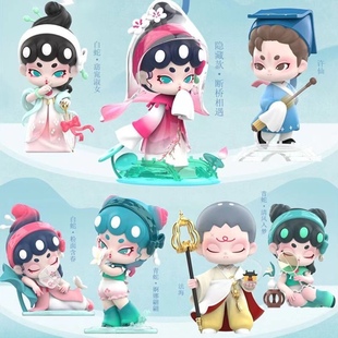 正版白蛇传盲盒国潮古风潮玩手办公仔玩偶摆件周边礼物许仙白娘子