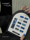 suuseegel束色10色冰岛蓝猫眼甲油胶2025年新款 玻璃珠猫眼小套