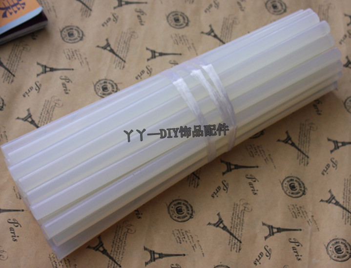 DIY热熔胶棒，优质透明胶棒 直径7mm*25cm