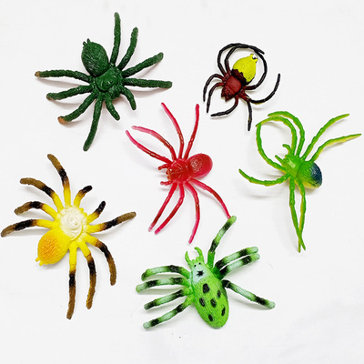 柔软夜光黑寡妇教学道具动物模型