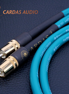 美国卡达斯CARDAS音响功放卡侬信号线RCA莲花转XLR卡农音频平衡线