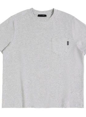 SELFNESS 25SS POCKET轻绒感磨毛面料正肩宽松口袋短袖T恤TEE3色