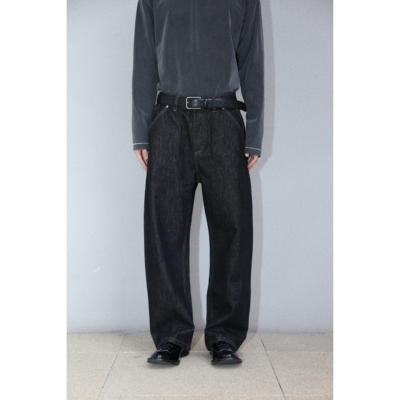 SELFNESS日产冈山弯刀原牛牛仔裤