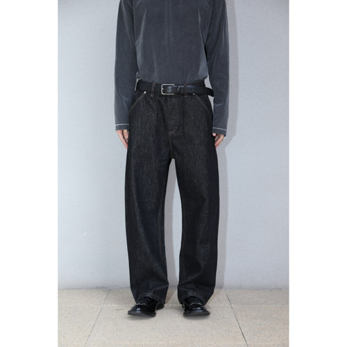 SELFNESS日产冈山弯刀原牛牛仔裤