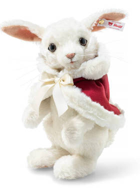 英国代购正品06.09  Christmas Rabbit by Steiff 斯蒂夫圣诞兔子