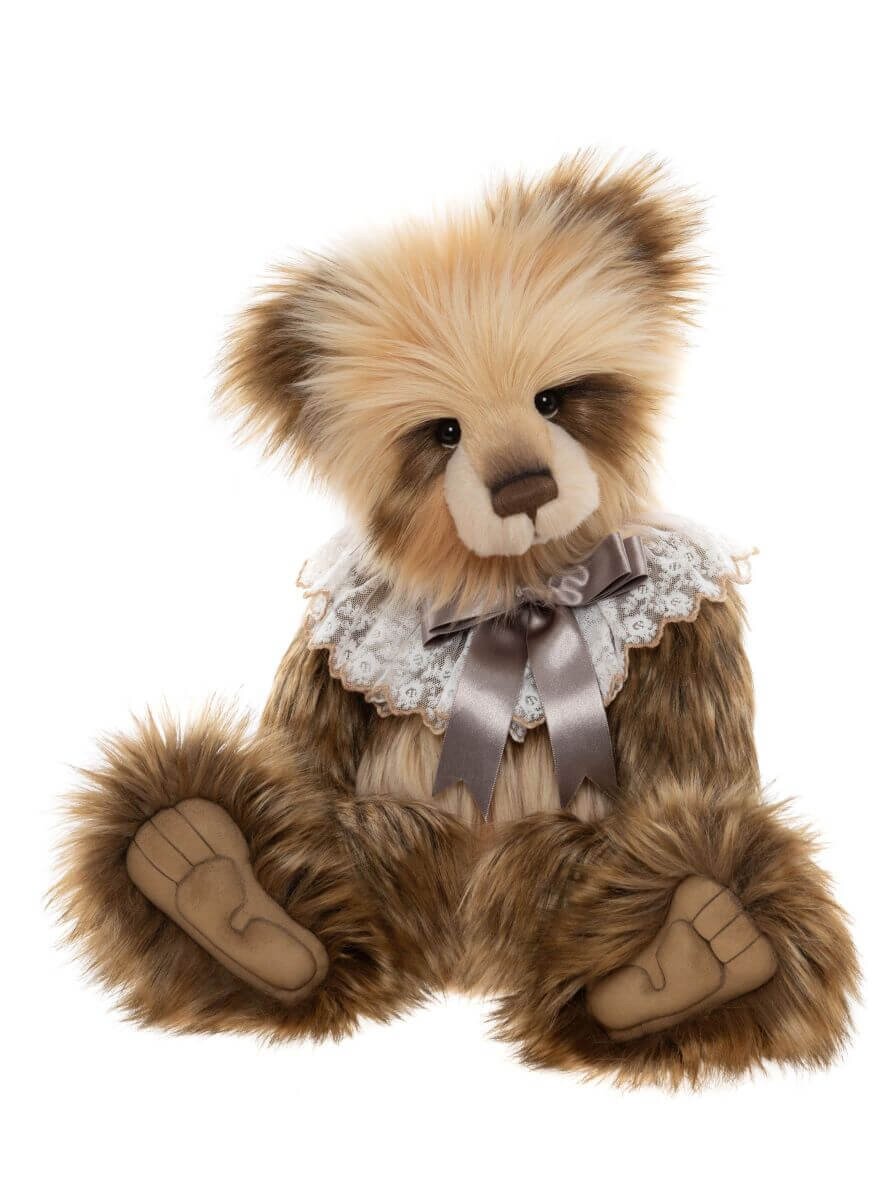 英国代购正品06.13 Charlie Bears 查理熊 Year Bear 带围兜的熊