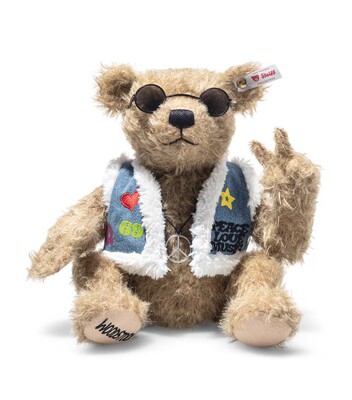 英国代购正品03.29 Steiff Woodstock Teddy Bear 泰迪熊毛绒玩偶