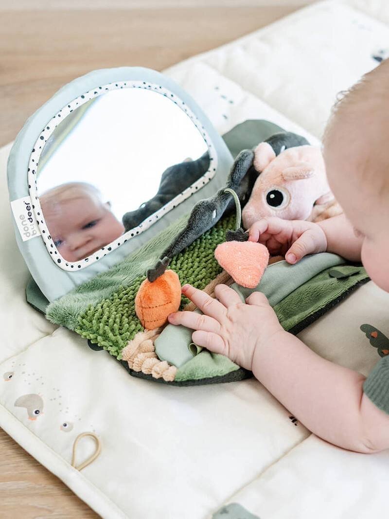 英国代购正品08.07 Tummy time Tiny farm婴儿小农场活动镜玩偶
