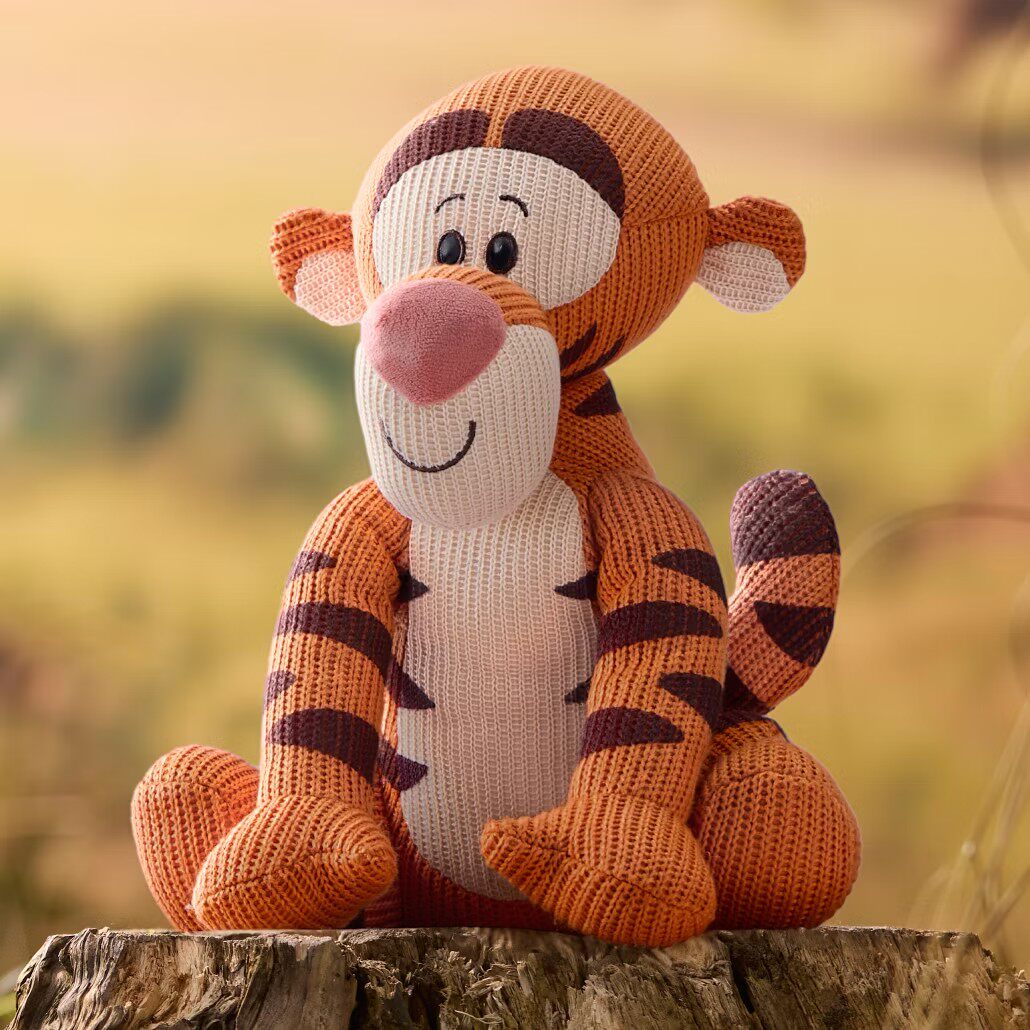 英国代购正品 10.08 Disney迪士尼 Tigger 限量版针织跳跳虎玩偶
