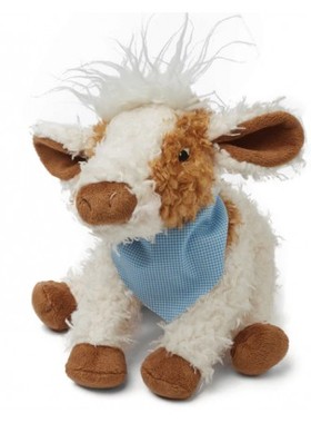 英国代购正品08.26 Bunnies By The Bay Moo Moo 戴围巾的奶牛