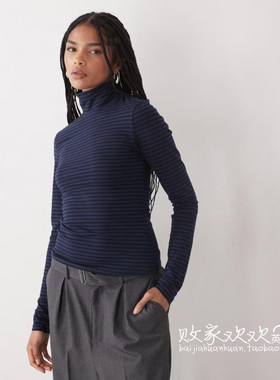 英国代购正品10.06 2025潮流导向 女装新款 小高领长袖舒适打底衫