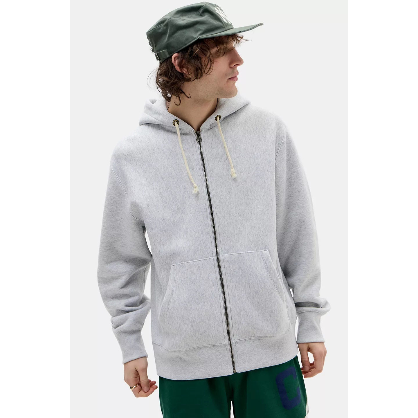 英国代购正品05.06 名品UO 男装新款 连帽拉链舒适百搭开衫卫衣