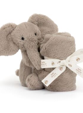 英国正品代购 05.09 Jellycat  史玛吉大象安抚巾礼盒装 送礼佳品
