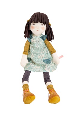 英国代购正品05.15 Moulin Roty Iris Rag Doll 鸢尾绒布娃娃玩偶