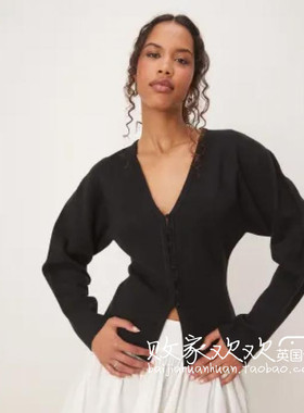 英国代购正品07.04 2025潮流导向 女装新款 休闲针织长袖舒适小衫