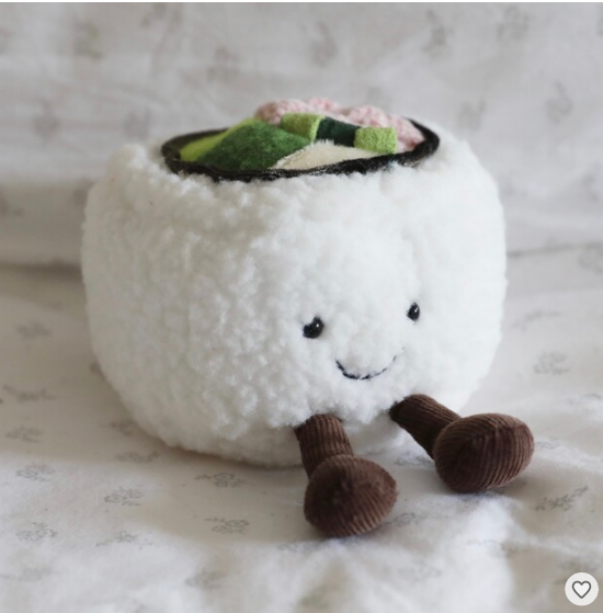 13 jellycat sushi california寿司加州卷玩偶