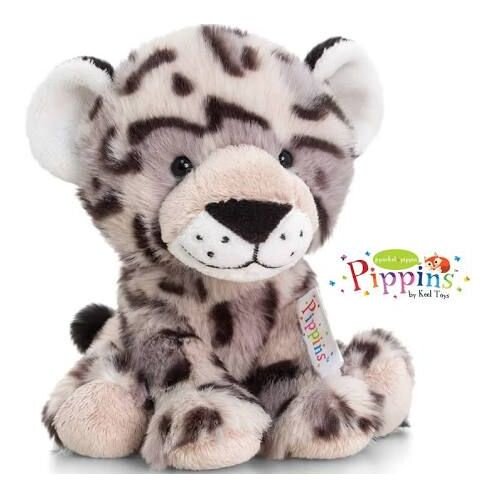 英国代购正品07.11 Pippins Snow Leopard 雪豹毛绒玩偶节日礼物
