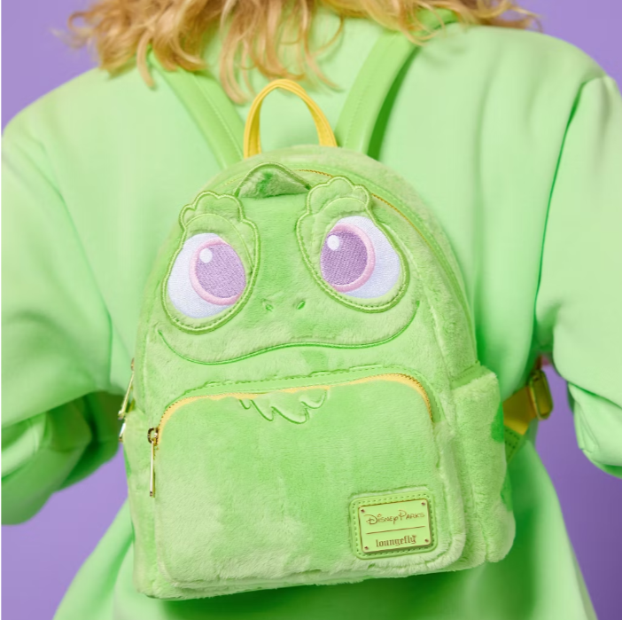 英国代购正品12.27 Disney 迪士尼 魔发奇缘 毛绒的青蛙双肩包