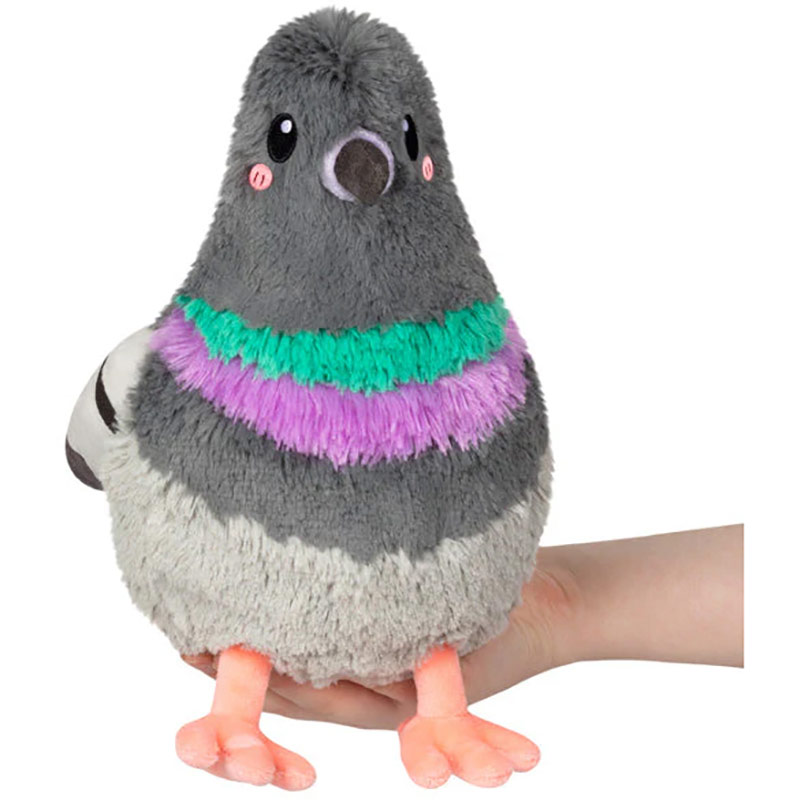 英国代购正品04.11 Squishables Mini Pigeon 迷你鸽子毛绒玩具