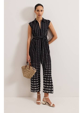英国代购正品04.26 名品KM 女装新款 时尚菱格印花直筒显瘦连衣裤
