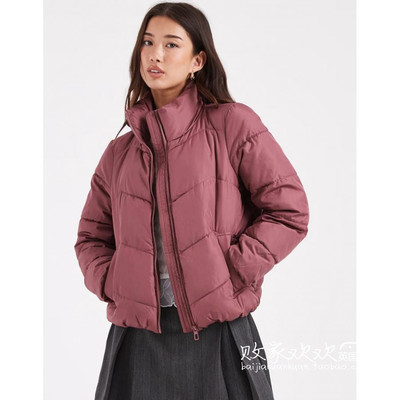 英国代购正品11.02 2025潮流导向 女装新款 冬季填充短款夹克