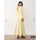 正品 新款 02.06 英国代购 2026潮流导向 女装 蝴蝶结长款 设计连衣裙