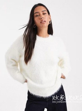 英国代购正品09.20 2025潮流导向 女装新款 休闲浅色针织套衫