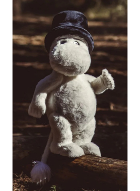 英国正品06.05 Charlie Bears 查理熊 Moominpappa带帽子的姆明