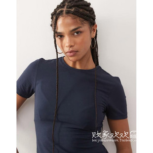 2025潮流导向 12.11 女装 新款 直筒T恤 英国代购 休闲深色短袖 正品