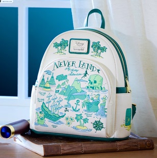 英国代购正品03.13 Disney迪士尼 Loungefly 彼得潘梦幻岛背包