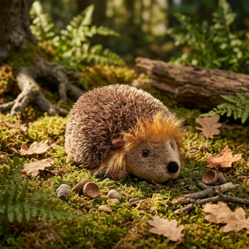 英国代购正品05.07 Living Nature Medium Hedgehog 刺猬毛绒玩偶