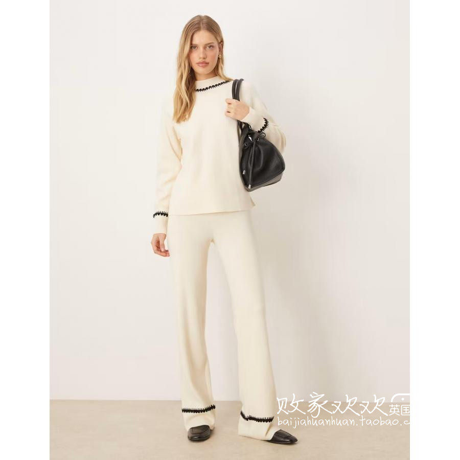 英国代购正品12.08 2025潮流导向 女装新款 设计长款针织套装