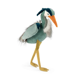 英国代购正品09.07 Moulin Roty Heron Soft Toy 苍鹭 毛绒玩偶