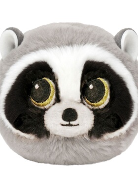 英国代购正品04.18 Ty Bandito Raccoon Beanie 浣熊解压 弹力球