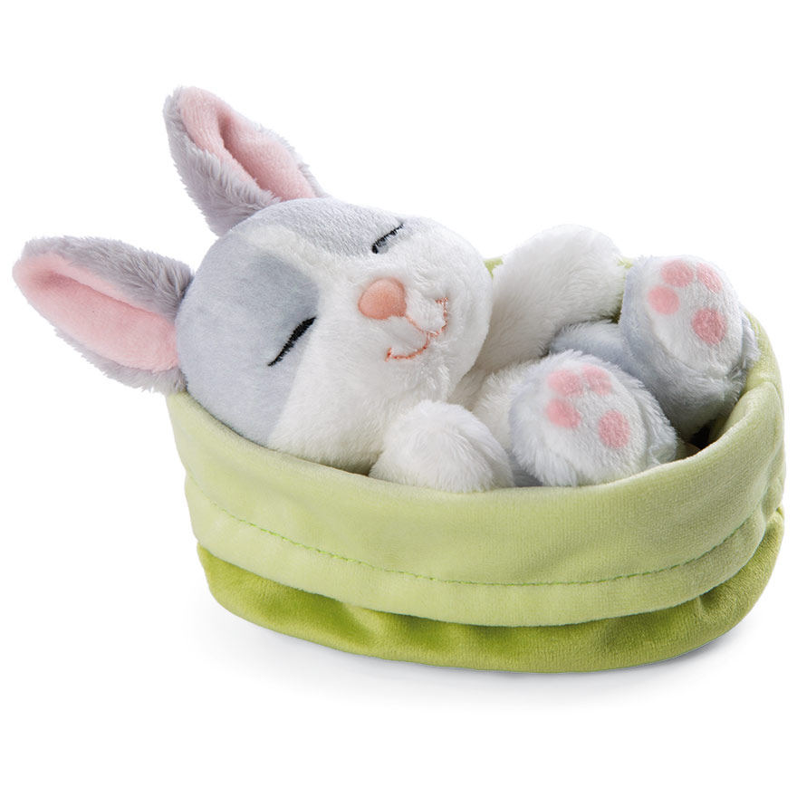 SleepingPetsGreyBunny