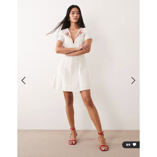 正品 新款 03.11 女装 刺绣花边迷人连衣裙 2026潮流导向 英国代购